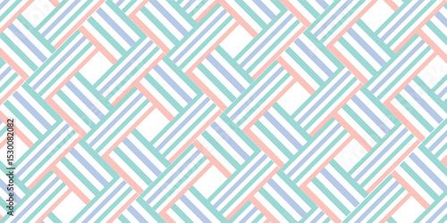 Colored abstract geometric flat pattern background
