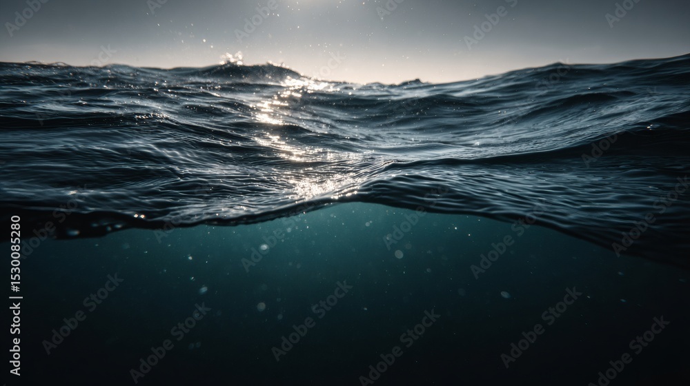 Fototapeta premium Ocean Water Surface Waves Sea Surface