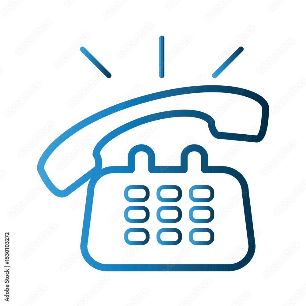 Telephone icon design template Telephone icon design template