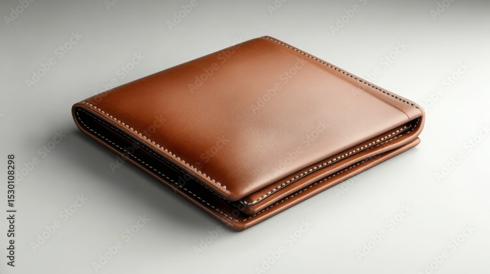 Elegant brown leather briefcase with polished finish and detailed stitching designed for professional business use and formal work environment Elegant brown leather briefcase with polished finish and detailed stitching designed for professional business use and formal work environment