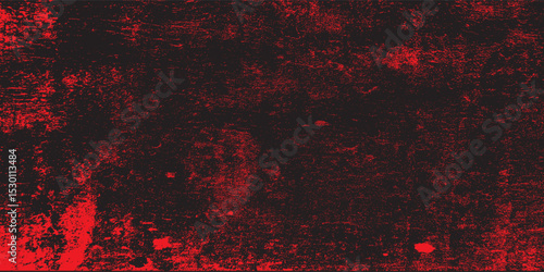 Black and red abstract grunge background with halftone style modern grunge.modern art