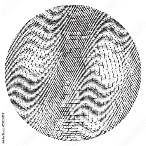 Disco ball isolated. Disco ball clipart. Mirrorball with lights.	
