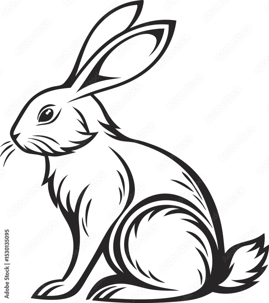 black and white rabbit black and white rabbit