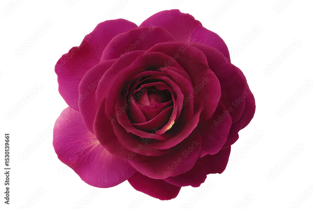 Perfectly lit studio photo vibrant red rose, isolated Perfectly lit studio photo vibrant red rose, isolated