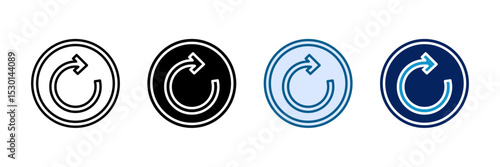 Try Again Icon Set Multiple Style Collection