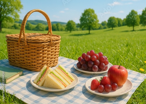 picnic in the garden