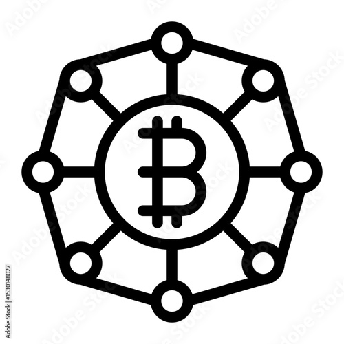 crypto network nodes icon