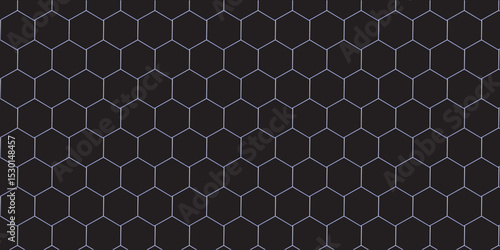 Blue hexagonal metal grid pattern for a futuristic technology backdrop