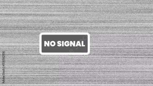   TV snow or noise concept, no signal concept, Bad Tv Signal animation and TV static . old analog tv vest noise glitch vex No signal on TV. Snow picture on the TV screen  no signal test animation