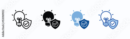 Innovation icon sheet multiple style collection isolated vector