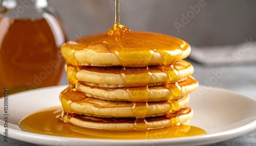 Wallpaper Mural Golden Syrup Drizzle, Cinematic Food Shot Torontodigital.ca