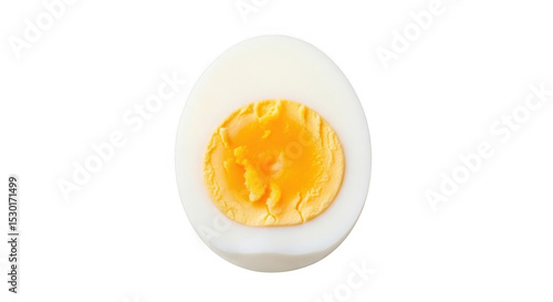 Boiled Egg Slice PNG Image for Food Photography and Design