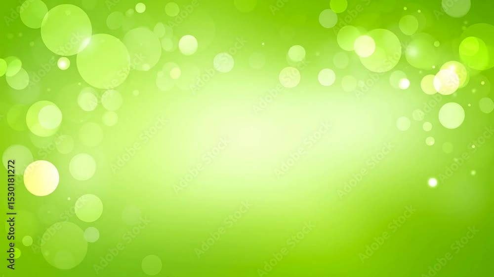 Abstract Light Green Bokeh Background for Springtime Concepts and Designs Abstract Light Green Bokeh Background for Springtime Concepts and Designs