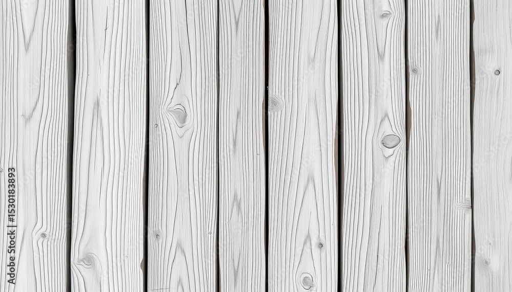 Fototapeta premium Weathered white and gray painted pine wood planks, showing texture and age, wall, wooden