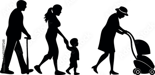 Gardening, Agriculture line icon set. Vector pictograms of grow your own food, watering can, greenhouse, seedling, sprout, farmer, pollination, fertilizer thin linear illustration.