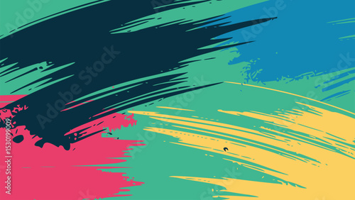 Abstract grunge vector illustration of underwater ocean waves with bright blue light and natural water patterns