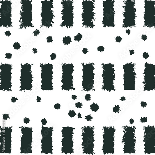 The texture consists of large distorted shapes and small spots.