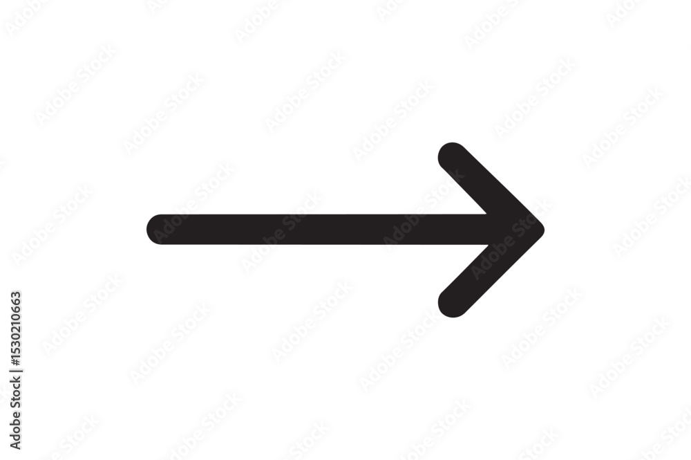 Line Arrow Design silhouette vector with white background Line Arrow Design silhouette vector with white background