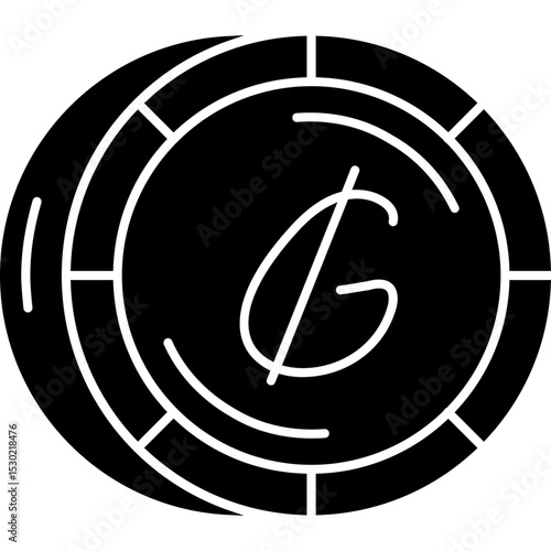 Paraguay guarani Coin Icon