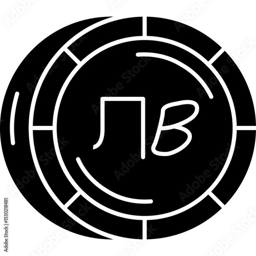 Bulgarian lev Coin Icon