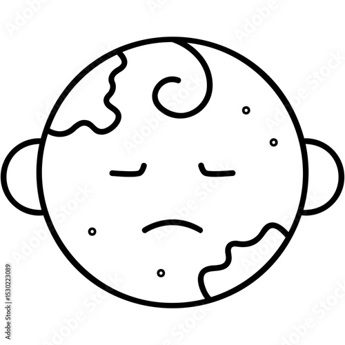 Child Skin Rash Icon