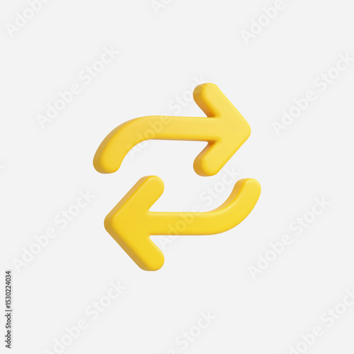 3d Realistic Transfer icon vector Illustration
