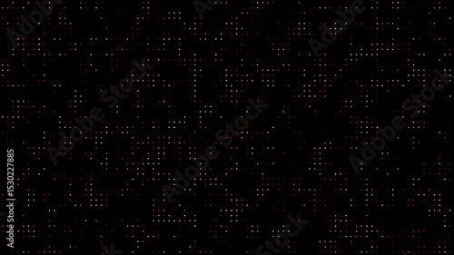 Wallpaper Mural Abstract pattern of small, scattered, pinkish-red dots on a dark background. Torontodigital.ca