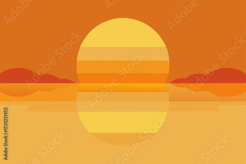 sun on the beach