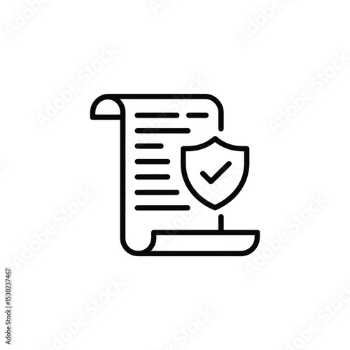 Document Security Icon Protection and Validation of Important Information
