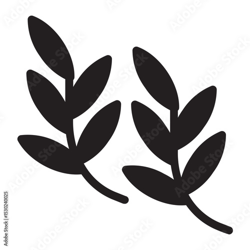 rosemary glyph icon