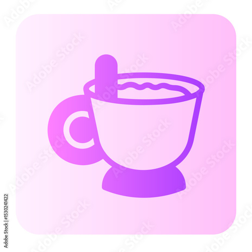 latte macchiato gradient icon