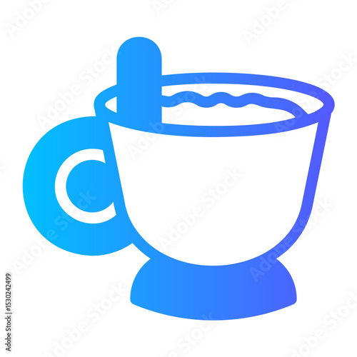 latte macchiato gradient icon