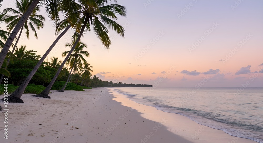 Fototapeta premium beach at sunset