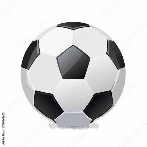 クラシックなサッカーボールのベクター素材