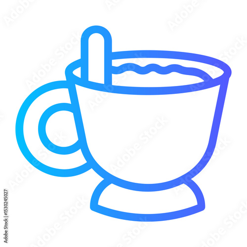 latte macchiato gradient icon