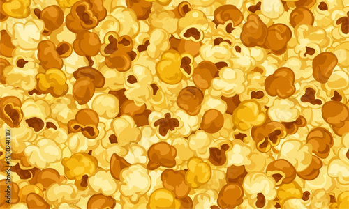 close up of pop corn background