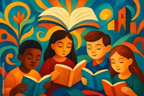 Eduvismo Art of Teenagers Studying