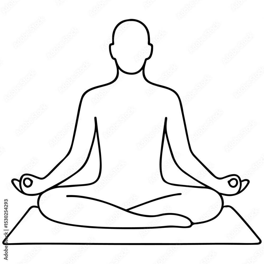 silhouette of a man meditating silhouette of a man meditating