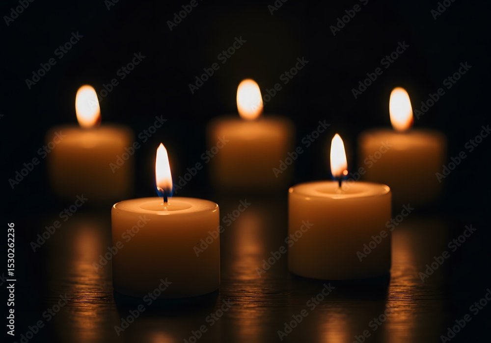 Five Candles Burning in the Dark Five Candles Burning in the Dark
