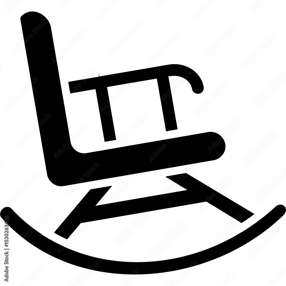 Rocking Chair Icon Rocking Chair Icon