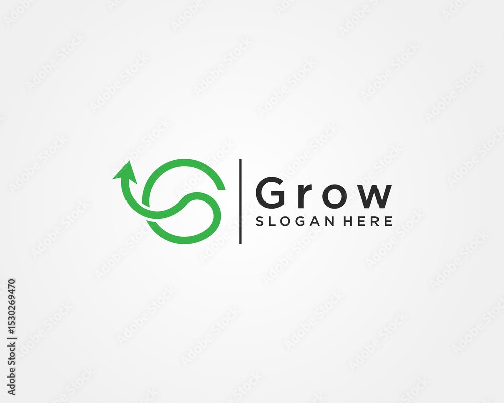 Obraz premium Grow logo