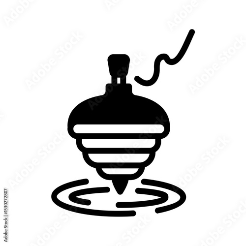 Vector multi color icon for Top