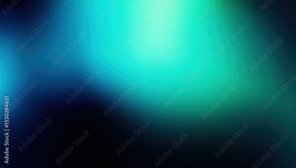 Fototapeta premium Abstract, vibrant teal and blue gradient
