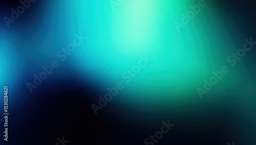 Abstract, vibrant teal and blue gradient