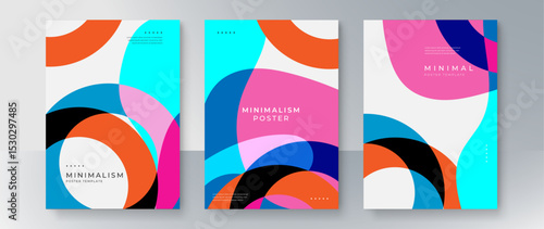 Geometric Shape Minimalism Poster Design
