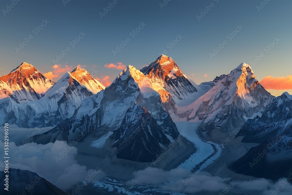 Obraz premium Breathtaking 4K panoramic view of a majestic