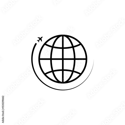 Worldwide icon. for mobile concept and web design. vector illustration