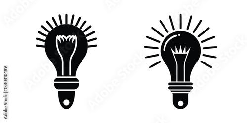 Paintbrush With Bristles Forming A Light Bulb Symbolizing Artistic Idea Isolated on White Background