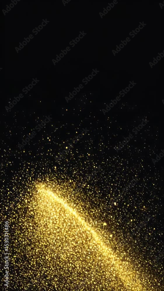 Abstract Golden Glitter Sparkle Black Background Light Shine Abstract Golden Glitter Sparkle Black Background Light Shine