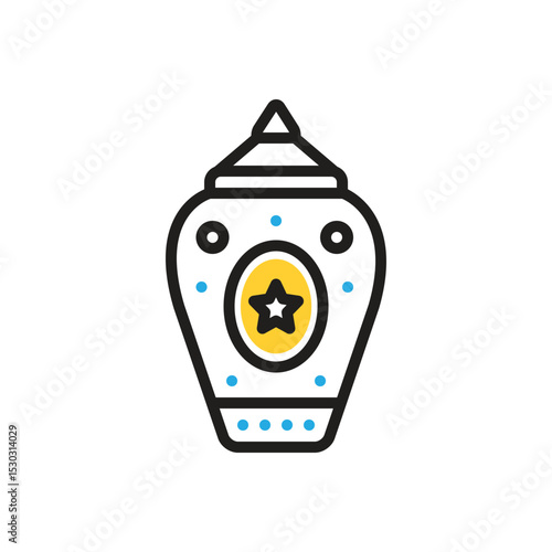 Multi color icon for modern